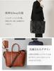 [G Genuine Leather] Genuine Leather Business Bag, Naturally Grained Leather, Men's Large Capacity A4 Tote Bag, Crossbody Bag, 2-Way, Camel