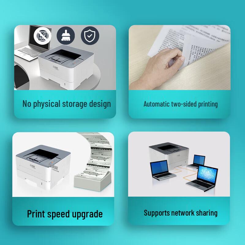 LANXUM GA3330dn A4 Mono Laser Printer CN plug (adapter included)