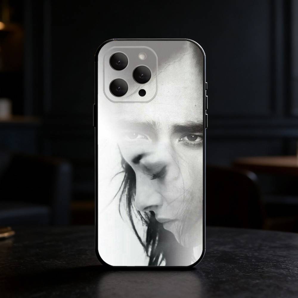 Чехол для телефона серии Сумерки для iPhone 17,16,15,14,13,12,11 Plus,Pro,Max,Mini Силиконовый черный Мягкий чехол