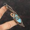 Подвеска с гемиморфитом, подвеска из медной проволоки, подвеска из драгоценного камня высшего качества, подвеска ручной работы, медная ювелирная подвеска для женщин, подарок для него