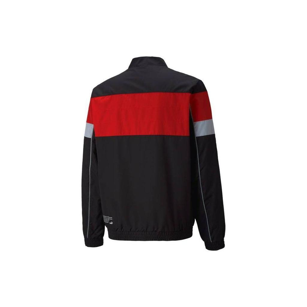 Puma Ferrari Racing Series Color Block Zip-Up Stand Collar Jacket Men Outerwear Ferrari-Red 538157-01