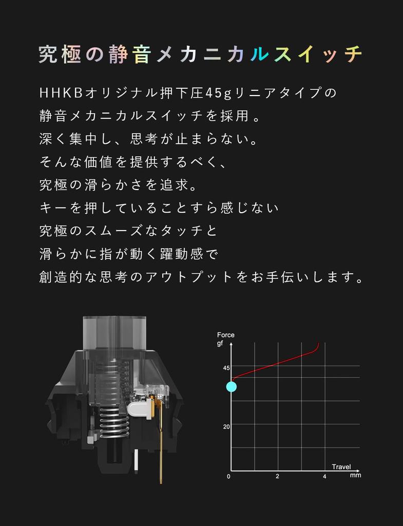 PFU HHKB Studio Японская раскладка Yuki Stick Механическая клавиатура, / (Указательная клавиатура)
