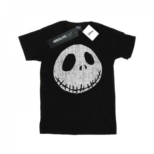Disney Mens Nightmare Before Christmas Jack Cracked Face T-Shirt