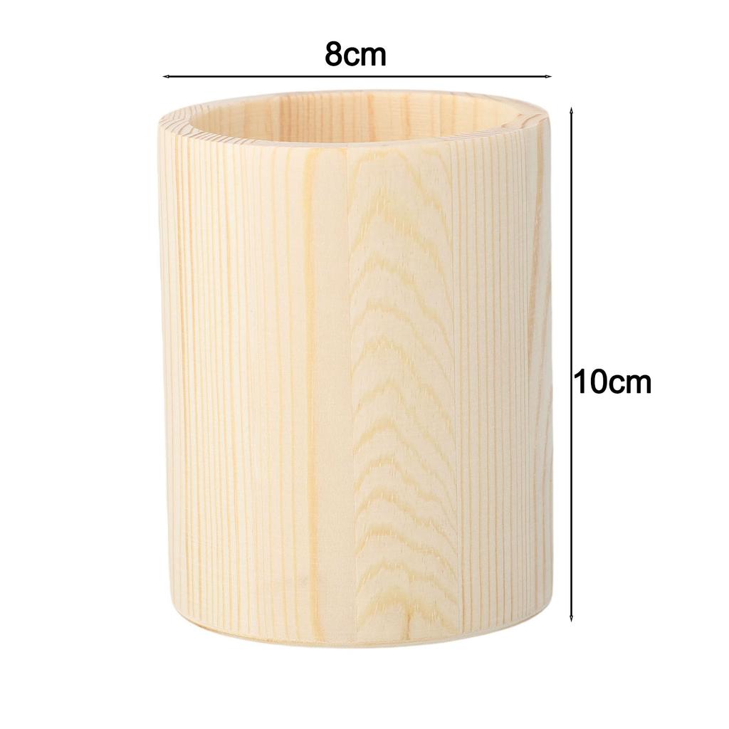 Деревянная подставка для ручек, карандашница, органайзер для стола, коробка для канцелярских товаров/кистей для макияжа, кухонная подставка для палочек для еды/столовых приборов, контейнер для хранения