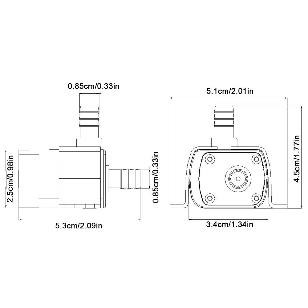 Efficient Water Transfer Small Household Pump Submersible Pump Hydroponic Vegetable Cultivation