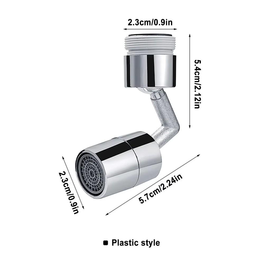 720 Degree Swivel Water Faucet Aerator Splashback Tap Nozzle Adjustable Water Filter Nozzle Bubbler Water Saving