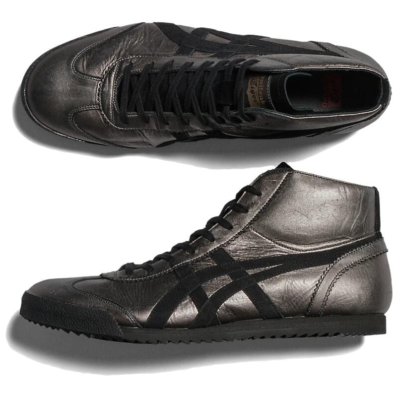 ONITSUKA TIGER Mexico Mid Runner Deluxe Gunmetal Black 1181A608-021