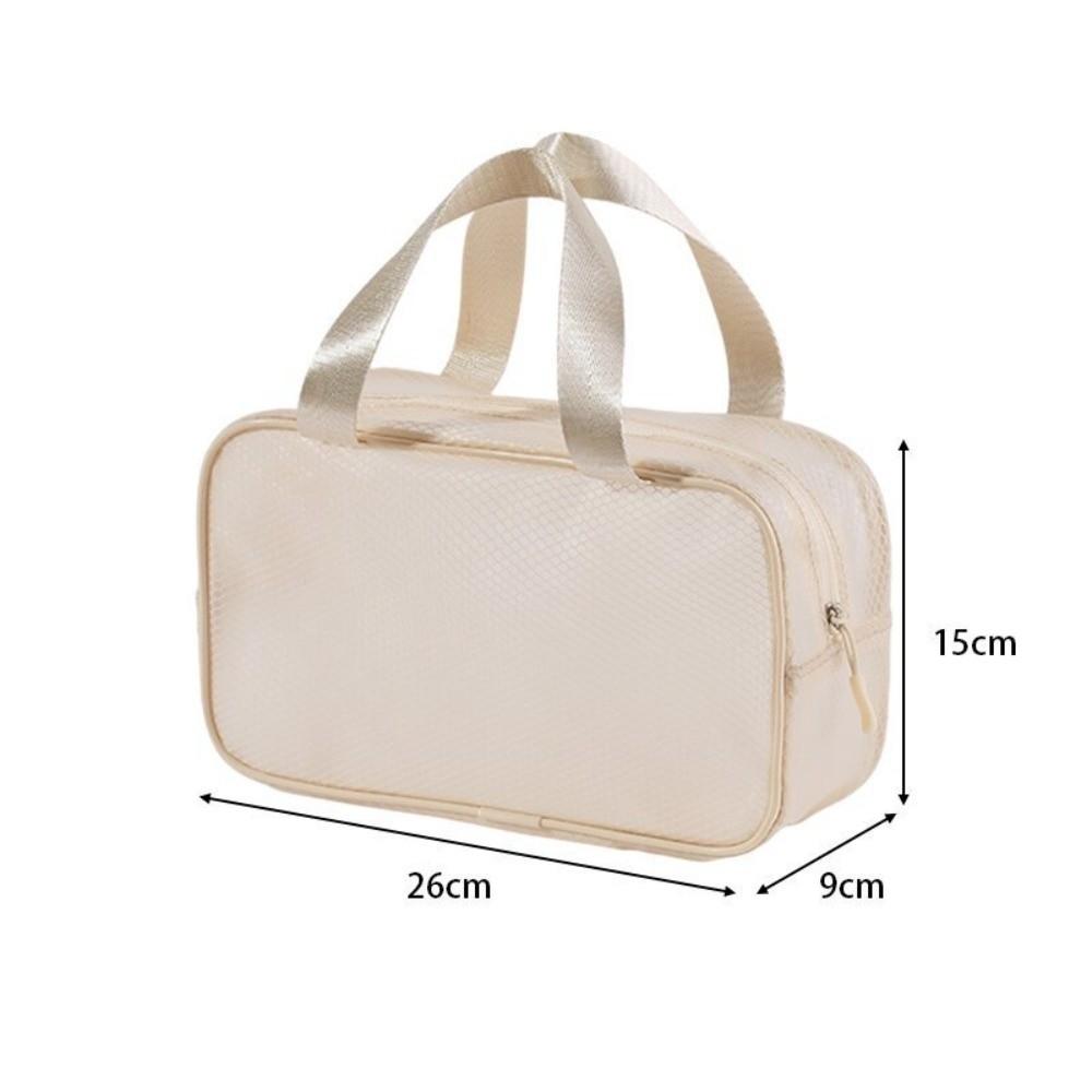 Handheld Mesh Makeup Bag Large Capacity Toiletry Kit Bag New Make Up Organizer Case  Travel
