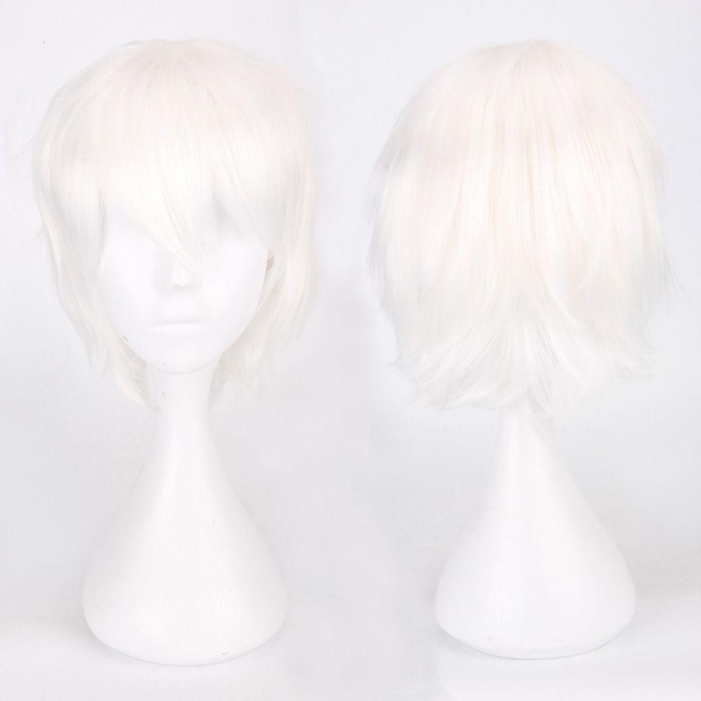 Synthetic Short Straight Hair Heat Resistance Male Layered Wigs Full Head Anime Cosplay Wigs  Boy