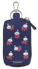 MOOMIN Key Smart Key Double Zipper Round Carabiner Popular Little My NV Double Case, Compatible, Zipper, Hook, Keychain, Character, Design, Pocket,