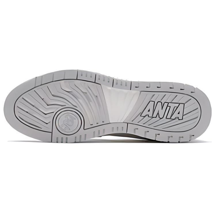 Anta 982 Slip Resistant Abrasion Resistant Low top Skateboard Shoes Women's White Blue 122448068-4