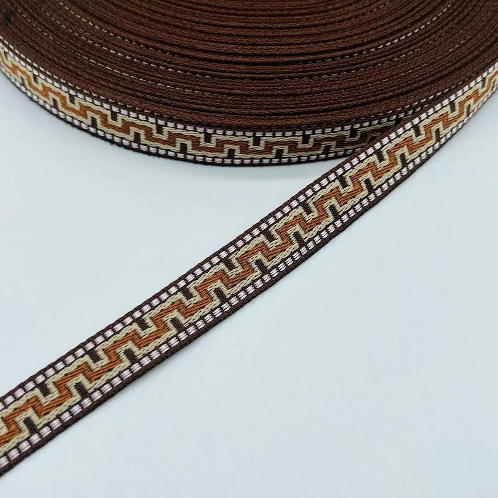 Bohemian Jacquard Webbing Hanfu Clothing Accessories Diy Accessories Hairpin Lace Belt