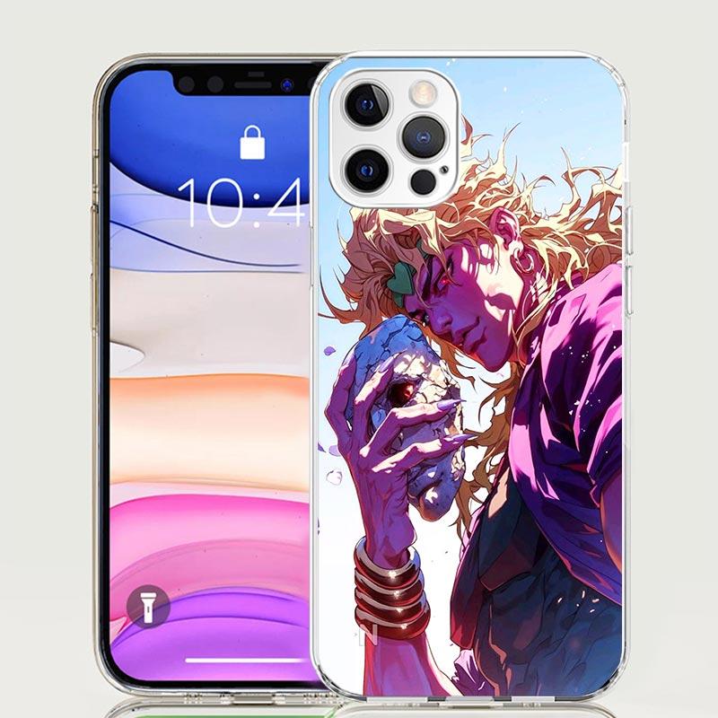 Чехол для телефона JoJo Adventure Dio Diego Brando Для iPhone 17 Air 16 15 Plus 11 14 Pro Max 13 Mini 12 7 8 + SE Узор Арт Индивидуальный