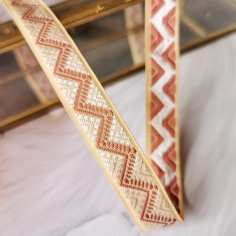 Жаккардовая лента с этнической вышивкой Misi для DIY одежды кукол