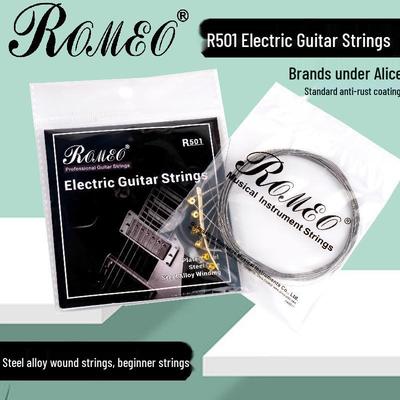 Комплект струн для электрогитары Alice R501 - Стальные струны Romeo для 1-й - 6-й струн