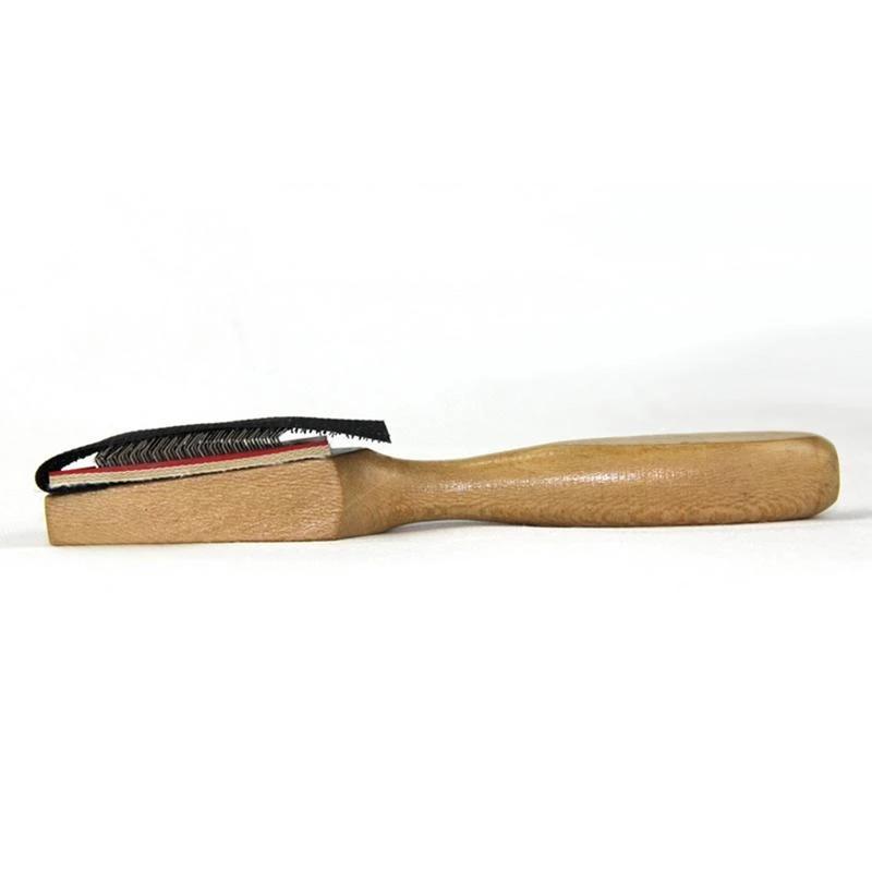 Ballet Dance Shoe Wire Brush PU Protector Cover Wood Handle Ballroom Suede Soles Latin Salsa Dance Shoe Cleaning Brushes