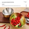 KANGMO Миска для смешивания салатов из нержавеющей стали 304