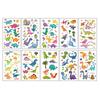 10 Sheets/Pack Kids Cartoon Fake Tattoo Stickers for Children Creative Water Transfer Printing DIY Temporary Tattoo