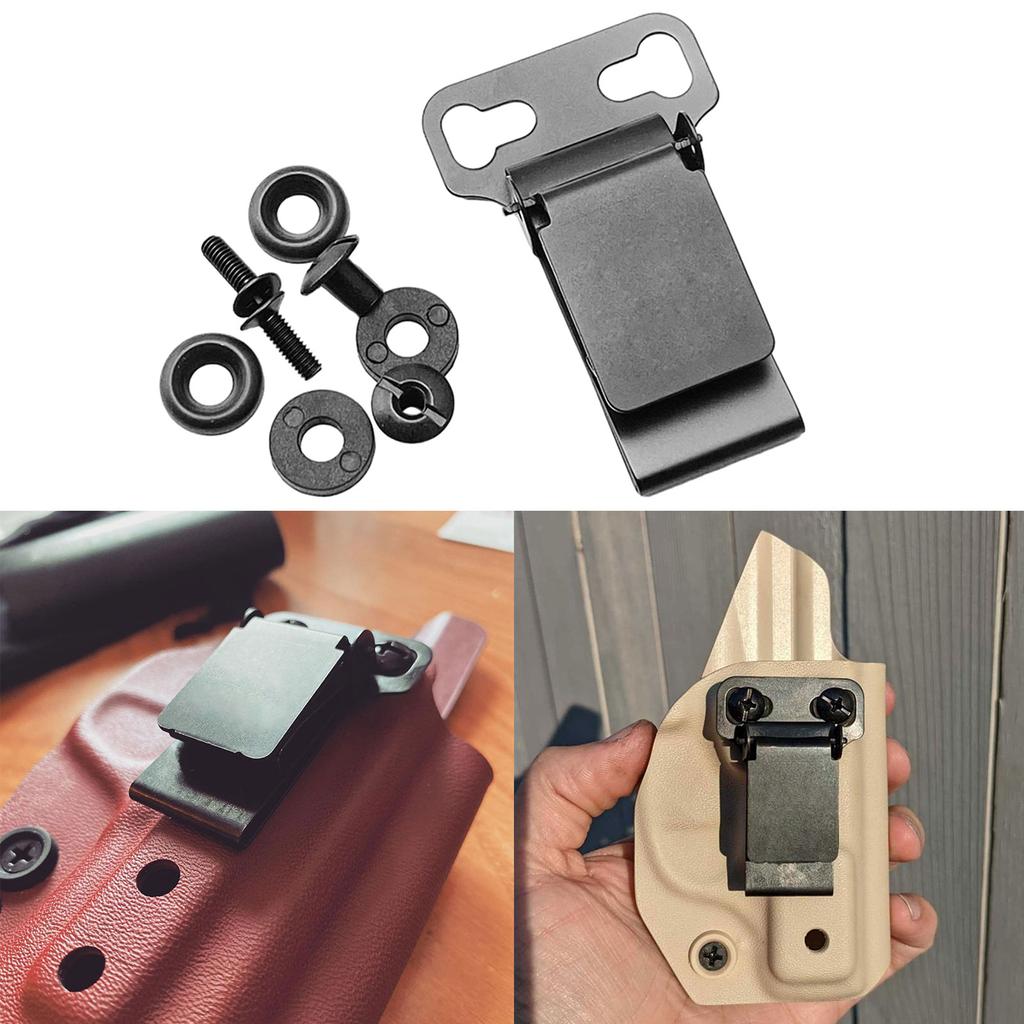 Clips for Holsters Leather Belt Clip Holsters Clips Metal Belt Clips Buckle Hook Sheath Knife Sheath Sheath Clip Hooks