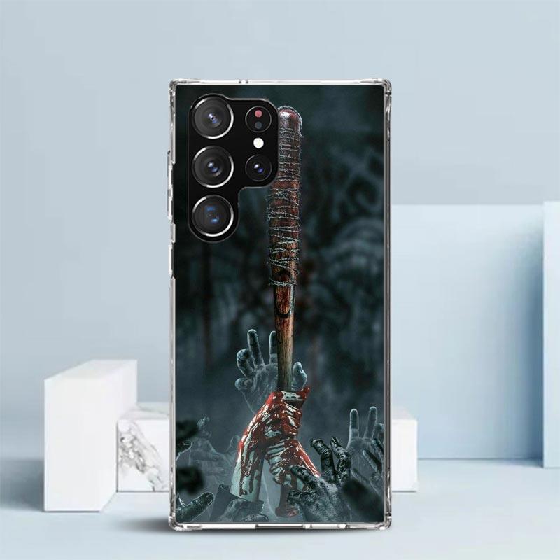 The Walking Deads TV Phone Case For Samsung Galaxy S24 S25 Edge S26 Ultra S22 S23 Plus S21 + S20 FE Soft TPU Back Cover Galaxy S
