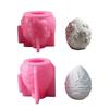 Silicone Mold Easy To Demold Perfect For Handmade Gifts For Creating Easter Eggs Shaped Plaster Or Candle Crafts