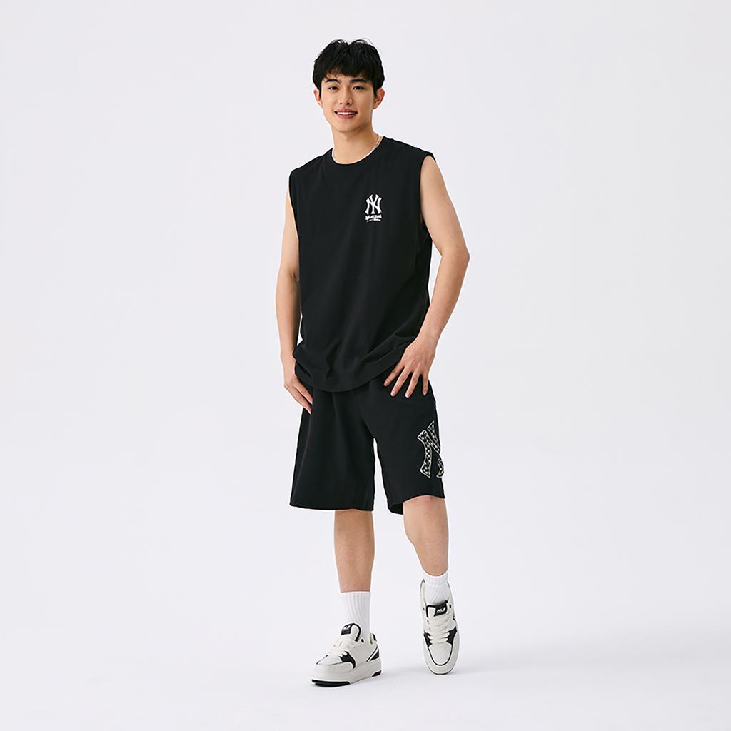 Новая майка MLB New York Yankees Basic Collection SS25 Унисекс Черная 3ATOB0253-50BKS