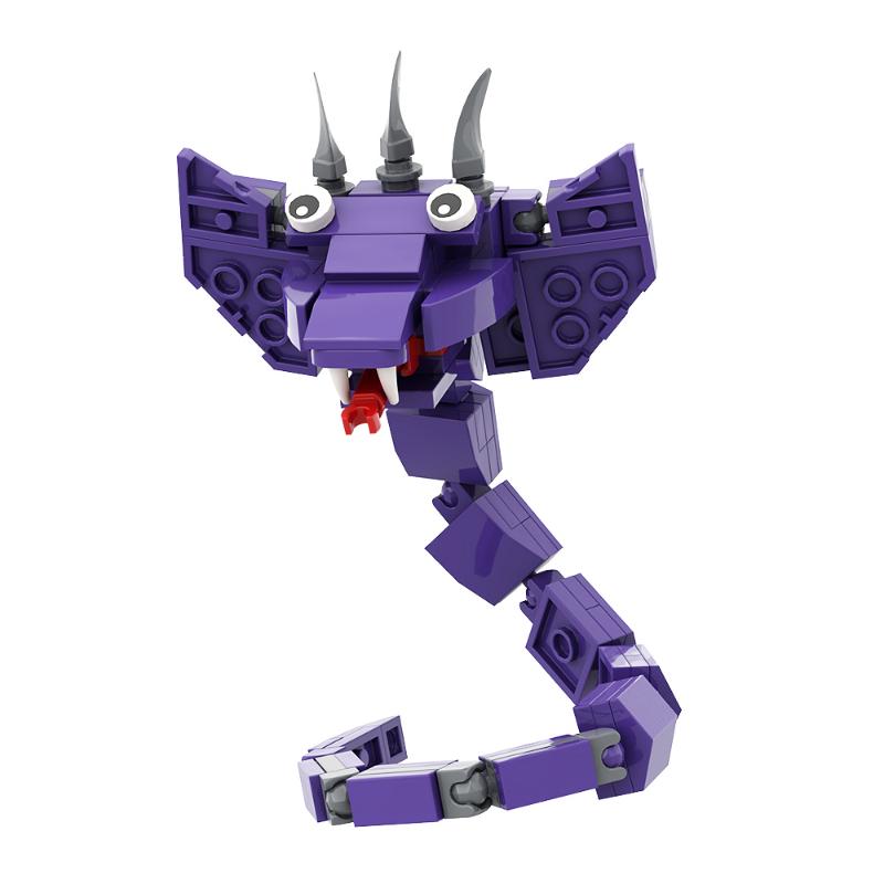 Gobricks Garten Of Banban Bricks Game Green Headed Monster Flamingo MOC Model Building Blocks Children's Educationa Gifts