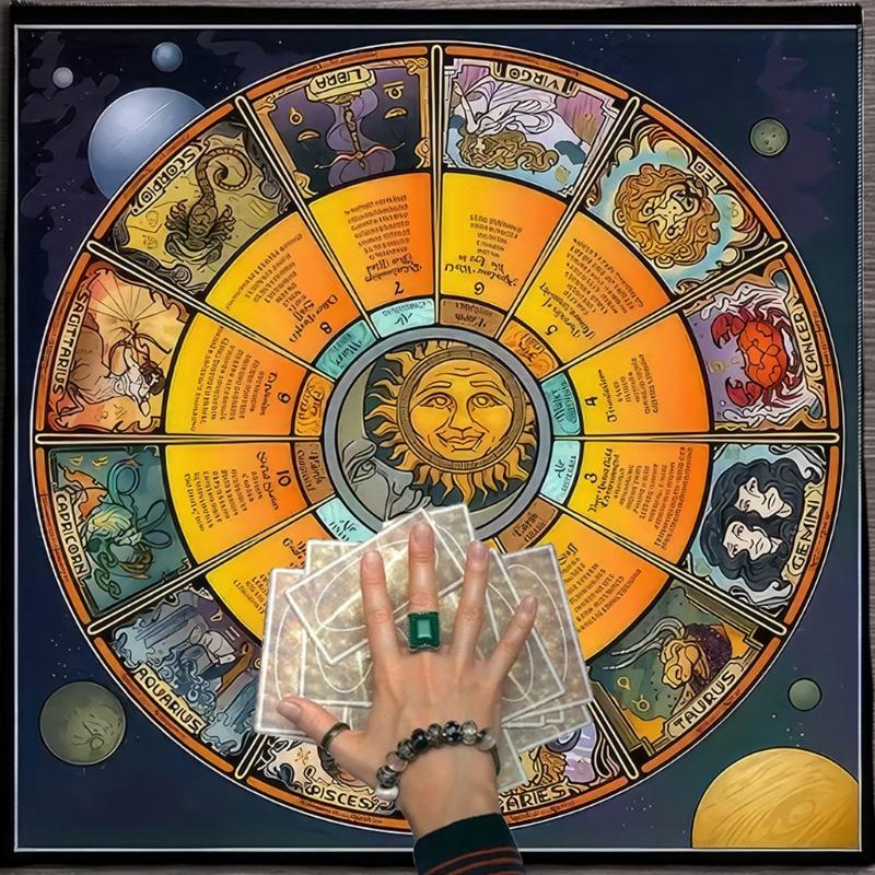Созвездия Узор Астрология Скатерть Таро Гадания Скатерть Алтари Ткань Гадания Настольная игра Аксессуар