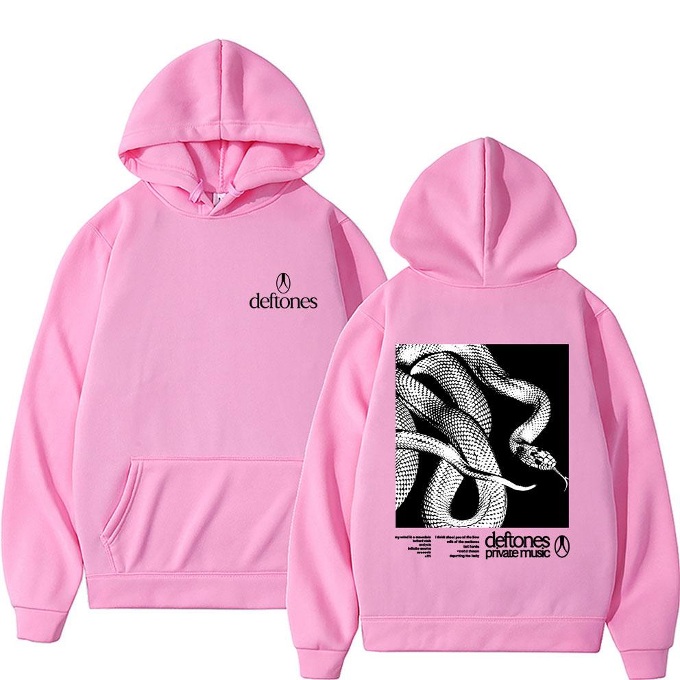 Худи с графикой змеи и логотипом Deftones, мужская и женская одежда, альтернативные худи в стиле хэви-метал, винтаж