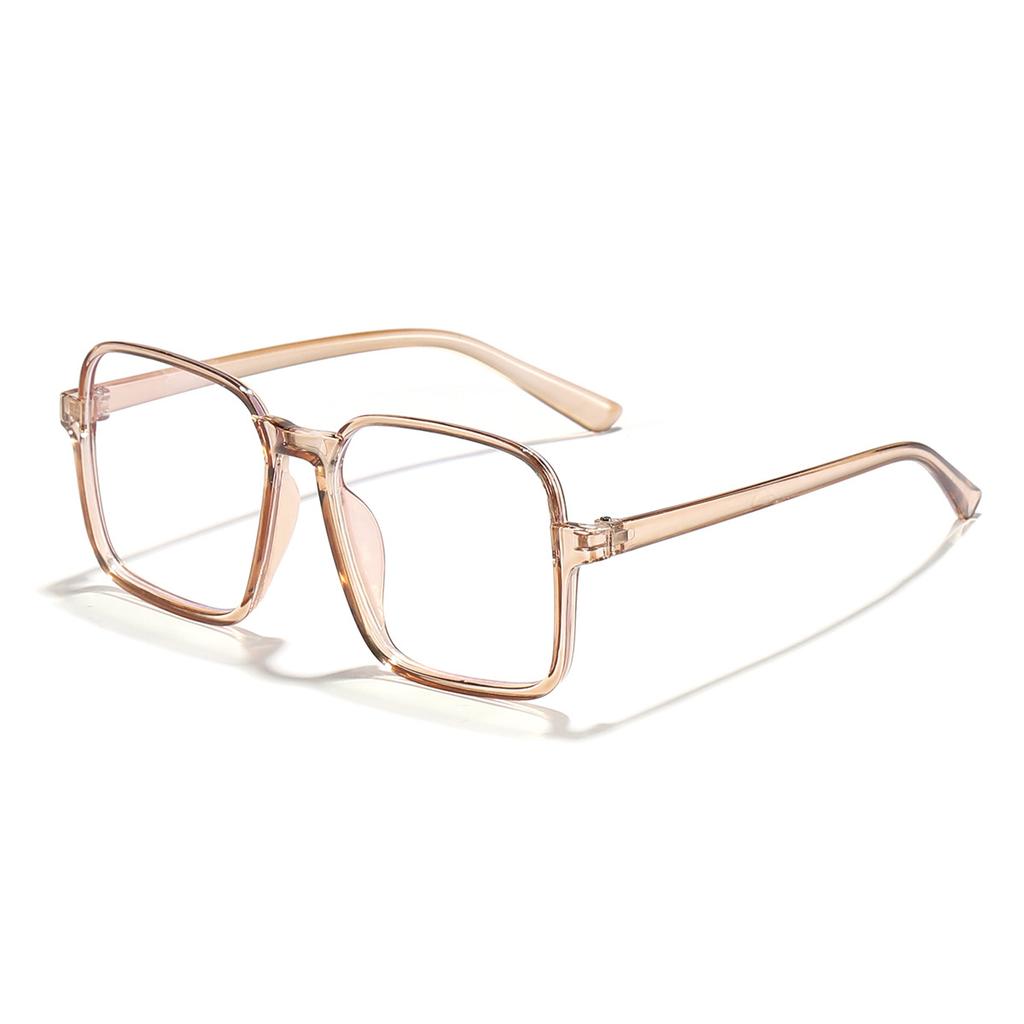 Большие квадратные очки с простой оправой, маленькие плоские очки с защитой от синего цвета, студенческие очки для близорукости