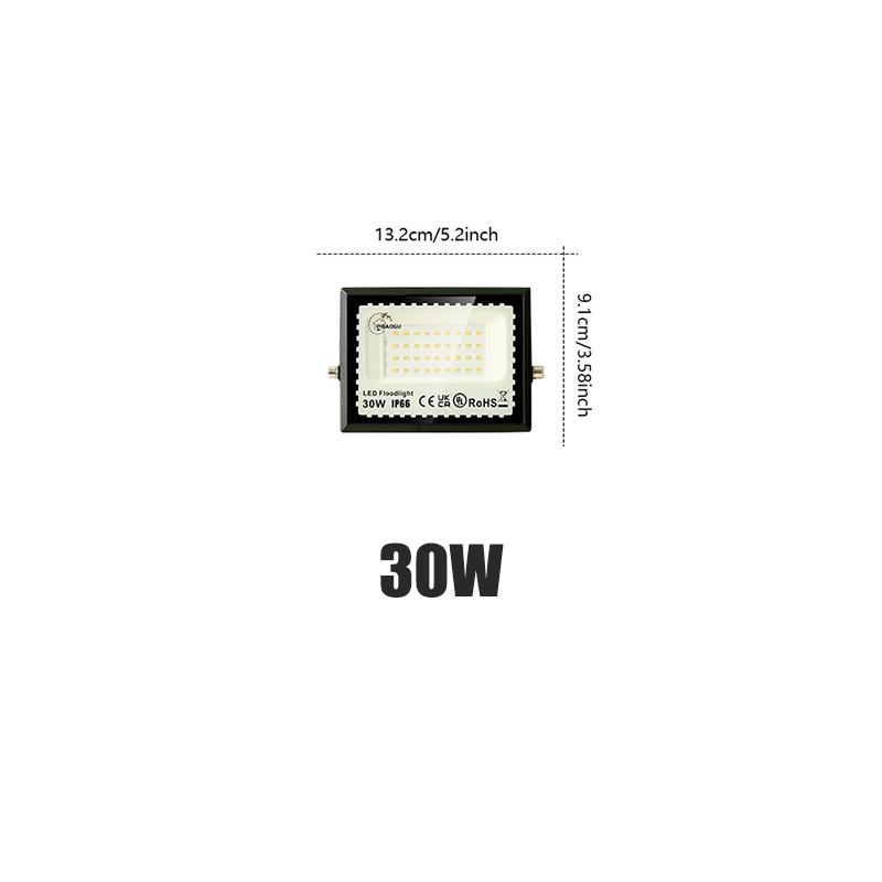 LED Flood Light 10W 20W 30W 50W 100W Floodlight AC 220V Outdoor Lighting Reflector Spotlight IP66 Waterproof Wall Floodlights