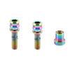 Aluminum Zinc Zinc Alloy Bike Handlebar Stem Lock Bolt M5*17mm Bike Lock Screw Fastener  Folding