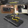 For Honor 400 Smart 5G Global Case Slide Lens Protect Armor Shockproof Phone Case Coque For Honor X7D 5G Ring Holder Cover