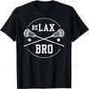 ReLax Bro Lax Sticks – Ретро Винтаж Смешная Футболка для Лакросса