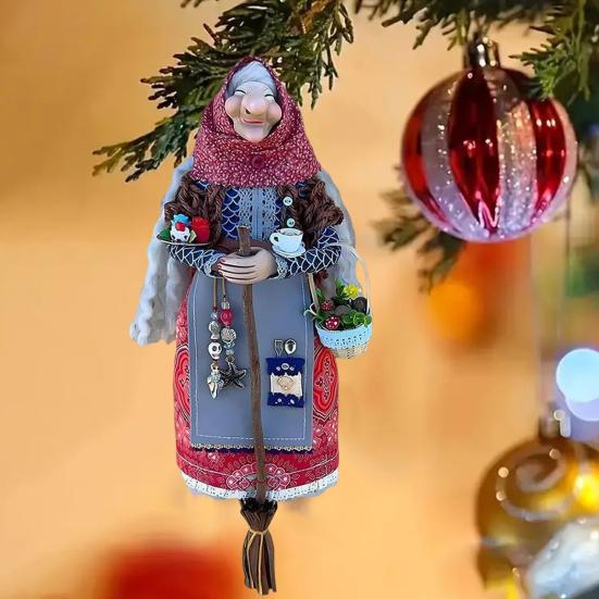 Автомобильный кулон Ручная работа Кукла Кухонной ведьмы Многоцелевая Хэллоуинская фигурка ведьмы