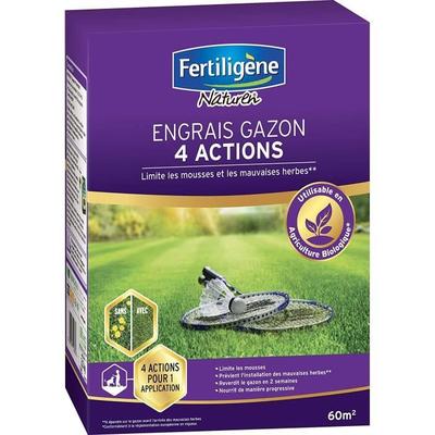 Fertiligene Удобрение для газона 4 действия, 2,45 кг, 60 м²[288]