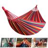 Outdoor Canvas Hammock Camping Swing Hammock with Tree Ropes Load-bearing Up To 200kg Perfect for Garden Patio Backyard