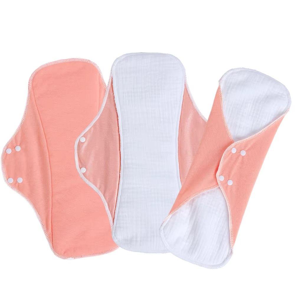 Reusable Menstrual Cloth Pads 33cm Large Panty Liner Anti-Leakage Sanitary Napkin  Lady Care