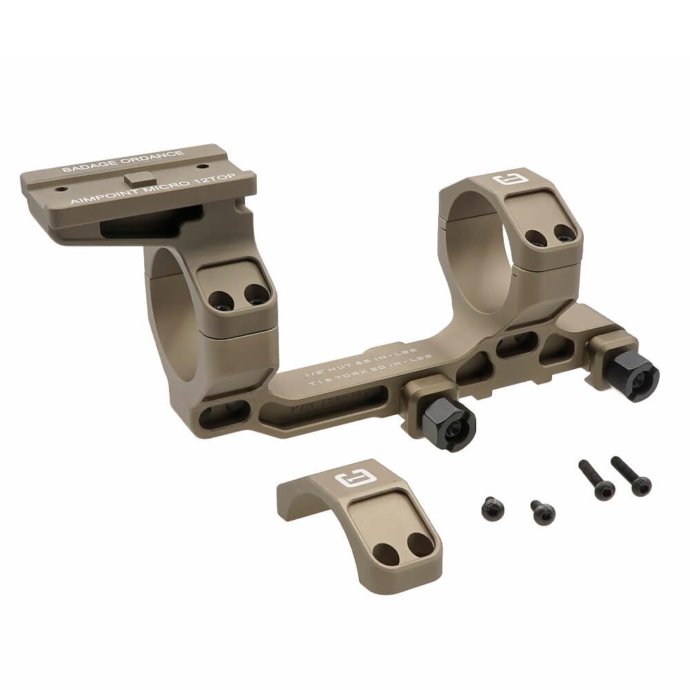 Кольцо крепления для прицела Ryohin Buhin x Evolution Gear, диаметр 34 мм, цельное, алюминиевый сплав 6068 (Реплика Badger Ordnance Condition One 1.54") (Крепление T-2