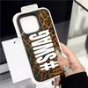 ГОРЯЧИЙ Роскошный Леопардовый Счастливый Swag Чехол для Телефона с Рисунком Кожи Личи Для iPhone 17 16e 16 15 14 13 12 11 Air Pro Max Plus X XR XSMax