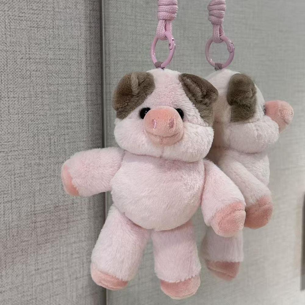 Shake Feature Plush Keyring Wiggly Design Stuffed Keychain Cute Plush Keychain For Adults