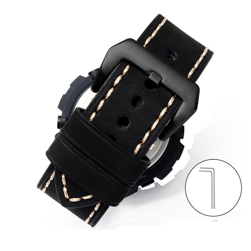 Ретро Кожаный Ремешок для Часов Адаптер для G-SHOCK C-asio MTG-B1000 MTG-G1000 Ремешок 26 мм Модифицированный MTGB1000 Классический Браслет