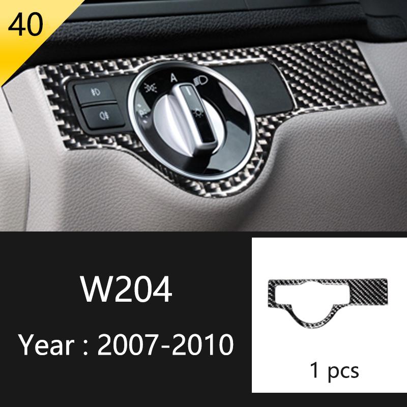 Для Mercedes Benz C Class W204 C180 C200 C260 автомобильная панель окна двери из углеродного волокна полоса защитная отделка наклейка аксессуары