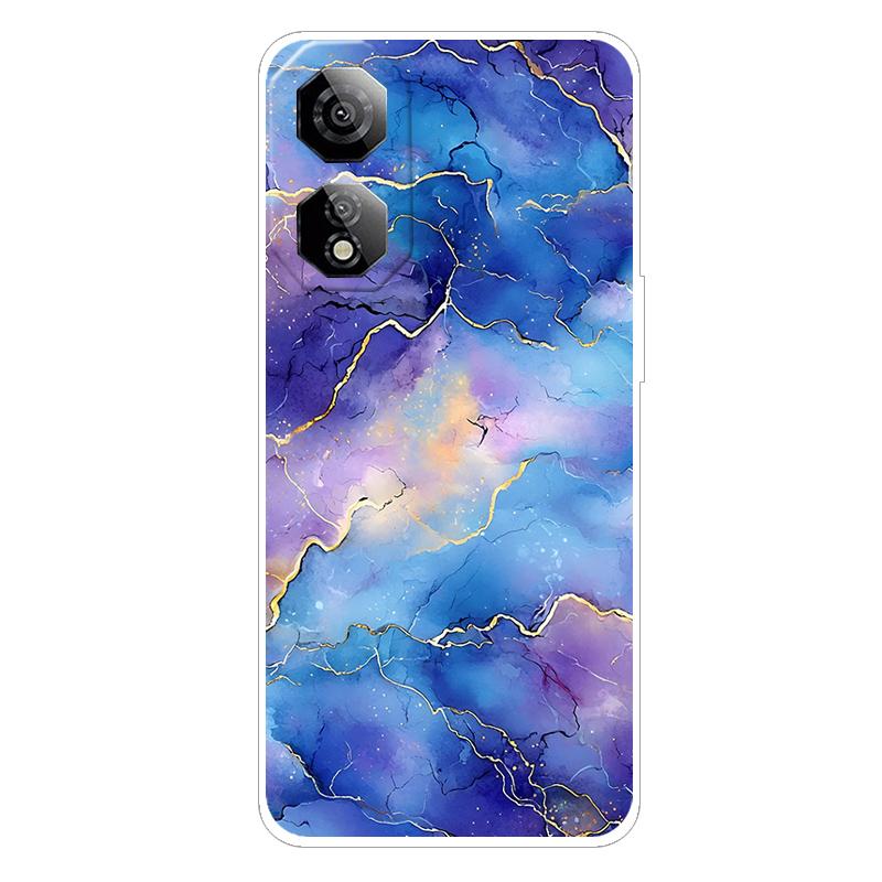 Чехол для Nubia Neo 2 5G Мраморная Бабочка Прозрачный Корпус Телефона Для ZTE Nubia Neo2 5G 6.72" Мягкая Ударопрочная Задняя Крышка Funda