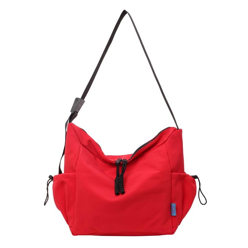 Canvas Large-capacity Fashion Casual Bag 2025 Spring New Versatile Shoulder Messenger Bag Dumpling Bag