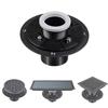 2 Inches Shower Drain Flange Drain Base For Linear Square Drain Installation US Floor Drain Connector Flange Home Improvement