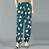 Middle Aged and Elderly Mothers' Pants Summer Lantern Pants Sleeping Pants Floral Pants Long Pants