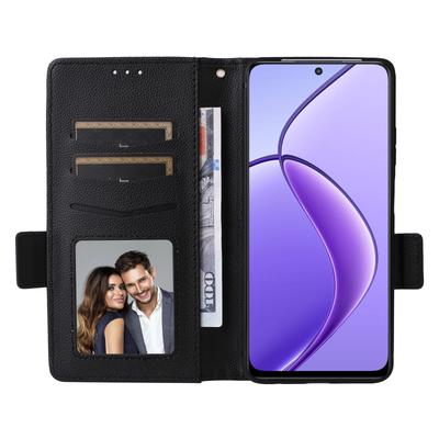 Чехол для Realme Narzo 70x 5G/C65 5G/Narzo N65 5G/13 5G/12 5G/12x 5G с ремешком, текстура личи, кошелек из ПУ кожи, чехол-книжка для телефона