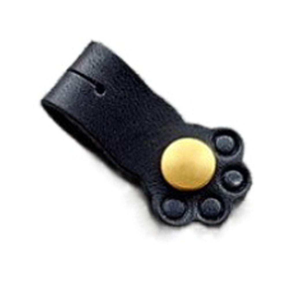 Earphone Cord Organizer Cute Animal Leather Cable Winder Cable Protector Clip Anti Loss Wire Ties Cat Claw Shape
