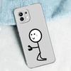 Чехол для Xiaomi Mi 15 14 13 12 11 Lite 15T 13T 12T Pro Poco X7 X6 X5 Pro 5G X3 NFC F7 F6 F5 Крышка Милый Спичка Мужчина Пара